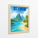 Santa Lúcia Caribenha - Vicky Hanggara | Cuadro decorativo de Canvas Lab
