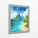 Santa Lúcia Caribenha - Vicky Hanggara | Cuadro decorativo de Canvas Lab