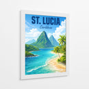 Santa Lúcia Caribenha - Vicky Hanggara | Cuadro decorativo de Canvas Lab