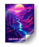 Estética retro do Grand Canyon - Vicky Hanggara | Cuadro decorativo de Canvas Lab