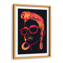 Chica naranja neón | Cuadro decorativo de Canvas Lab