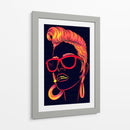 Chica naranja neón | Cuadro decorativo de Canvas Lab