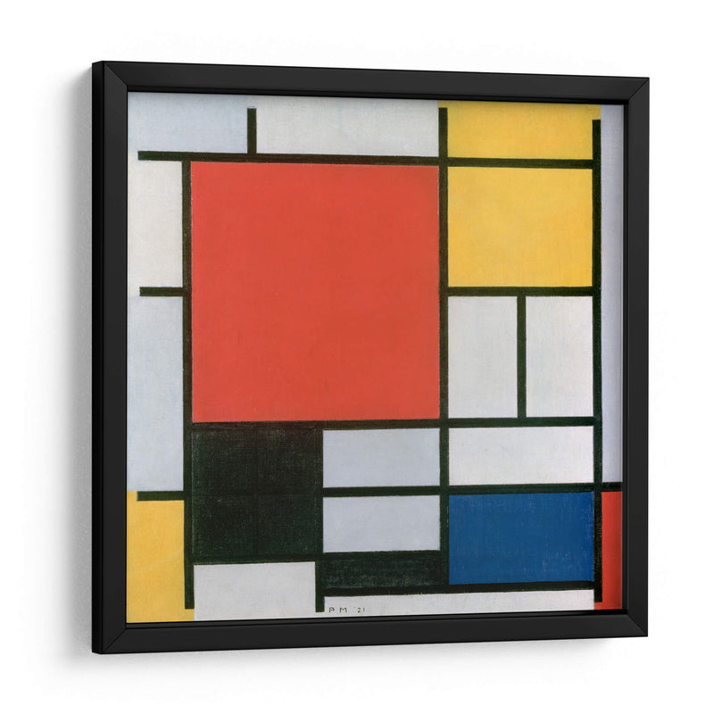 Composición en rojo, amarillo, azul y negro - Piet Mondrian | Cuadro decorativo de Canvas Lab