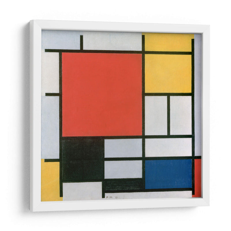 Composición en rojo, amarillo, azul y negro - Piet Mondrian | Cuadro decorativo de Canvas Lab