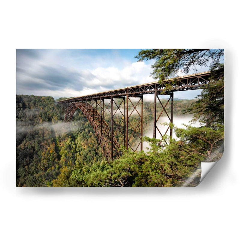 New River Gorge Bridge - Danny Head | Cuadro decorativo de Canvas Lab