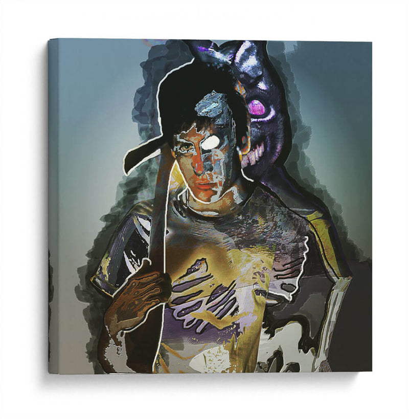 Donnie Darko abstracto | Cuadro decorativo de Canvas Lab