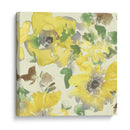 Floraciones Amarillas Y Grises I - Studio W | Cuadro decorativo de Canvas Lab
