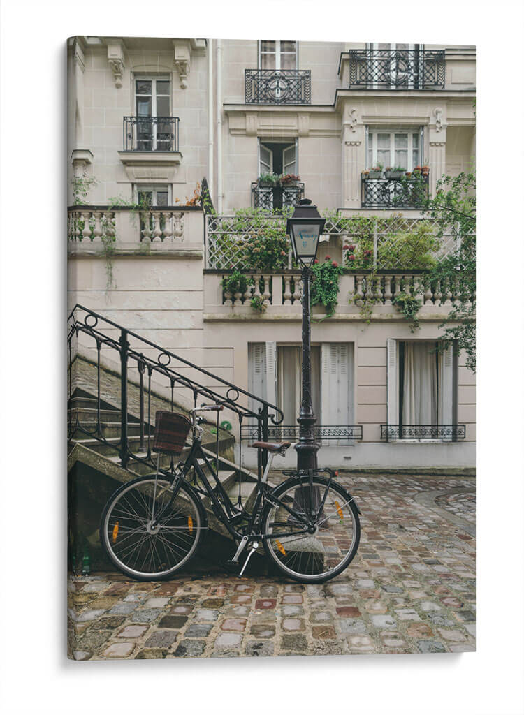 Bicicleta y farol | Cuadro decorativo de Canvas Lab