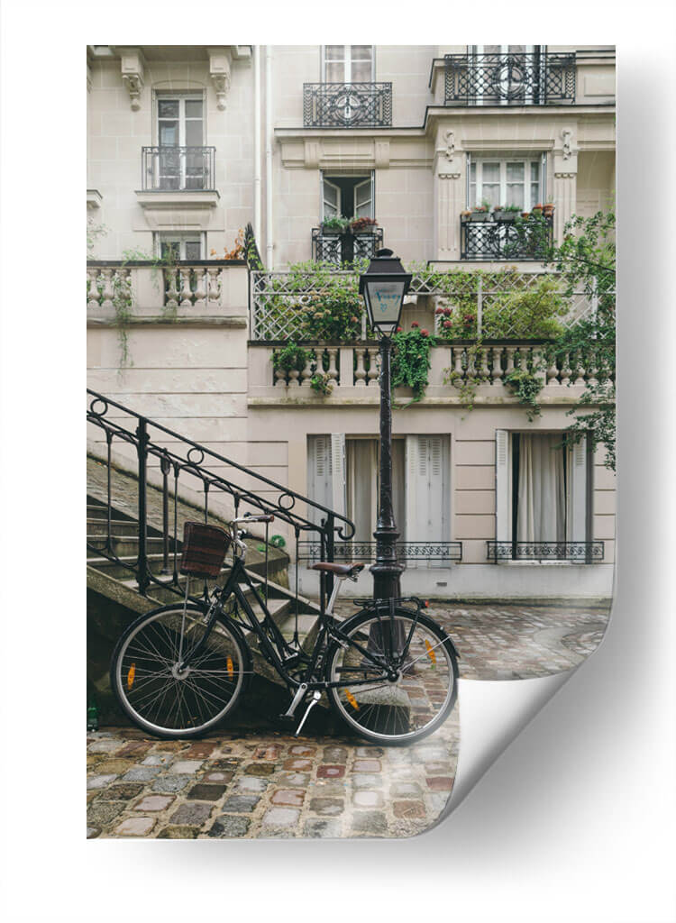 Bicicleta y farol | Cuadro decorativo de Canvas Lab