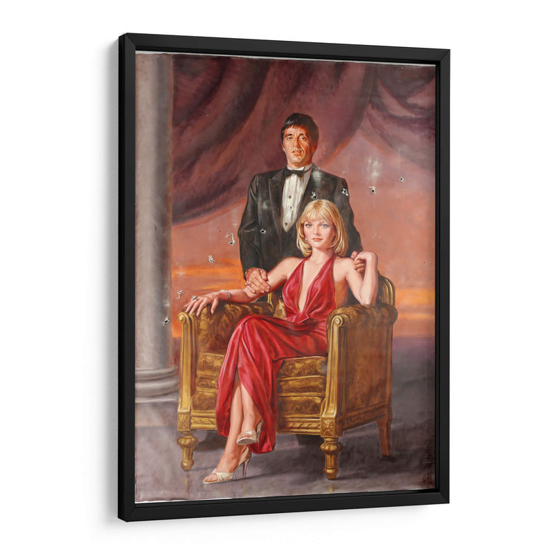 Elvira y Tony Montana | Cuadro decorativo de Canvas Lab