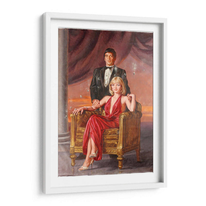 Elvira y Tony Montana | Cuadro decorativo de Canvas Lab