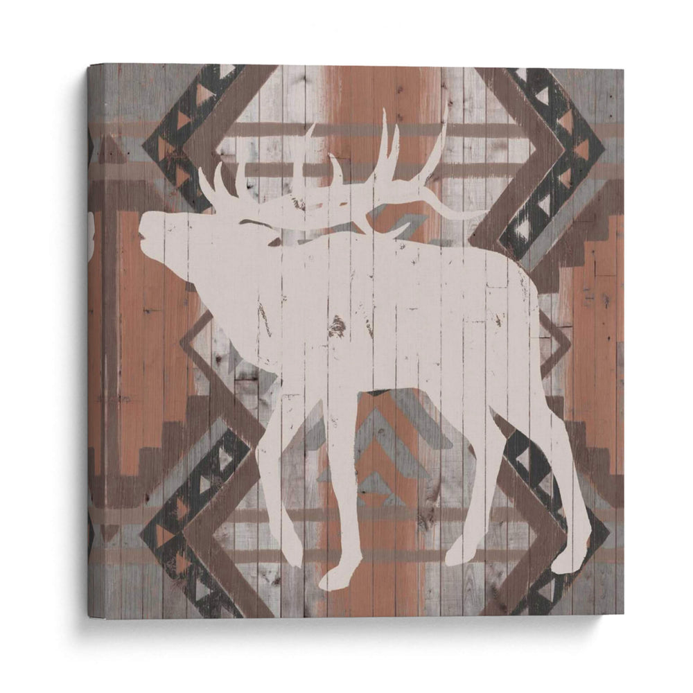 Suroeste Lodge Silhouette I - Vision Studio | Cuadro decorativo de Canvas Lab