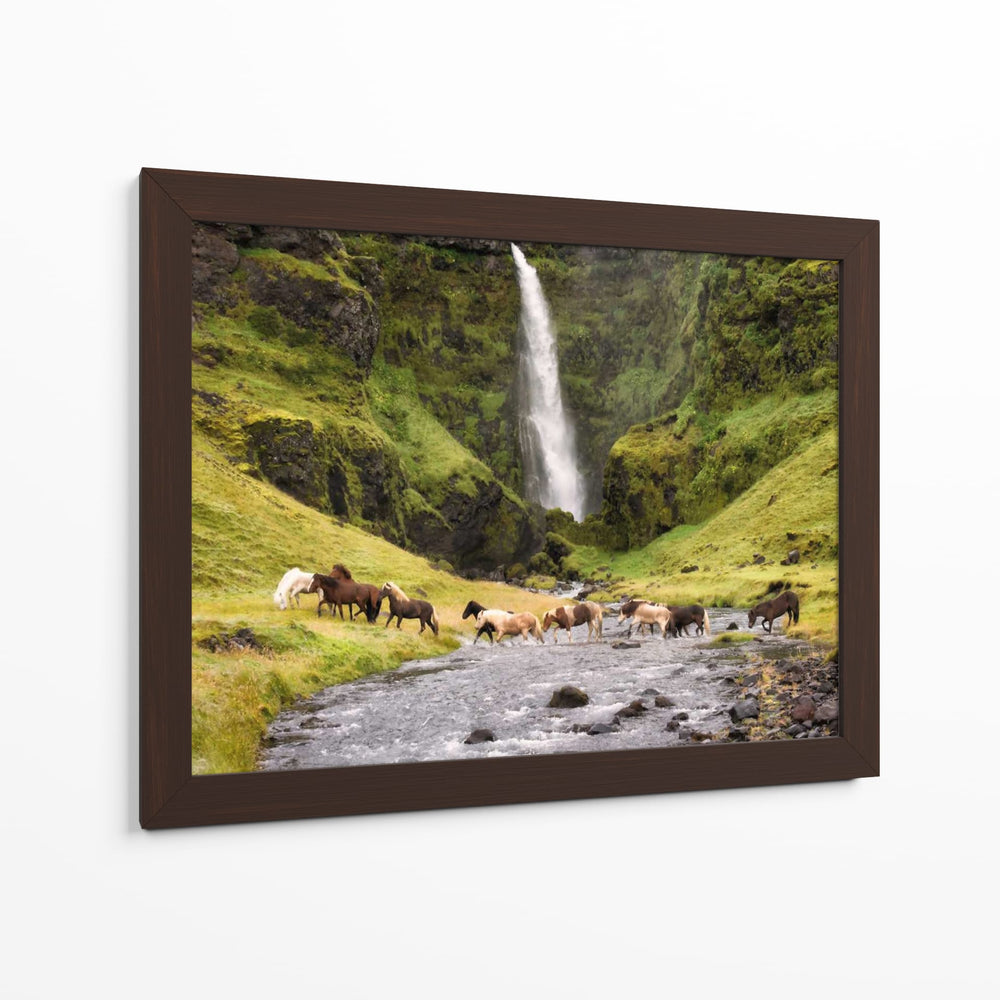 Cascada Caballos Ii - P.H. Burchett | Cuadro decorativo de Canvas Lab