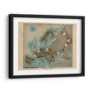 Mapa De Relieve De Europa - Nikki Galapon | Cuadro decorativo de Canvas Lab