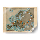 Mapa De Relieve De Europa - Nikki Galapon | Cuadro decorativo de Canvas Lab