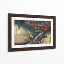 Hojas de maple en Tsuntenryo - Utagawa Hiroshige | Cuadro decorativo de Canvas Lab