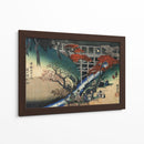 Hojas de maple en Tsuntenryo - Utagawa Hiroshige | Cuadro decorativo de Canvas Lab
