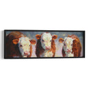 Terneros De Invierno - Carolyne Hawley | Cuadro decorativo de Canvas Lab