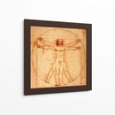 Hombre de Vitruvio - Leonardo da Vinci | Cuadro decorativo de Canvas Lab