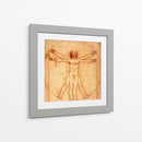 Hombre de Vitruvio - Leonardo da Vinci | Cuadro decorativo de Canvas Lab