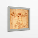 Hombre de Vitruvio - Leonardo da Vinci | Cuadro decorativo de Canvas Lab