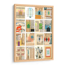 Grid Ii De Mediados Del Siglo - Nikki Galapon | Cuadro decorativo de Canvas Lab