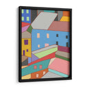 Tejados En Color I - Nikki Galapon | Cuadro decorativo de Canvas Lab