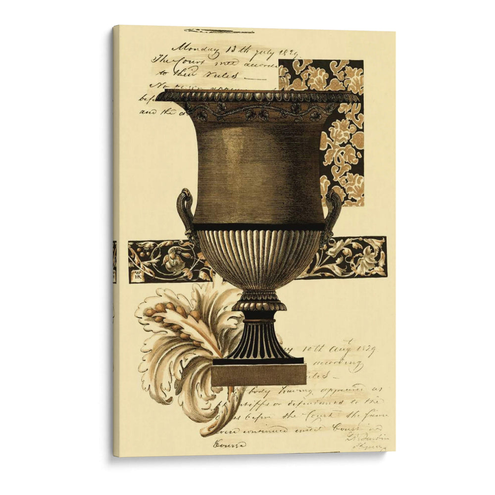 Transición Personalizada Sepia Urn I - Vision Studio | Cuadro decorativo de Canvas Lab