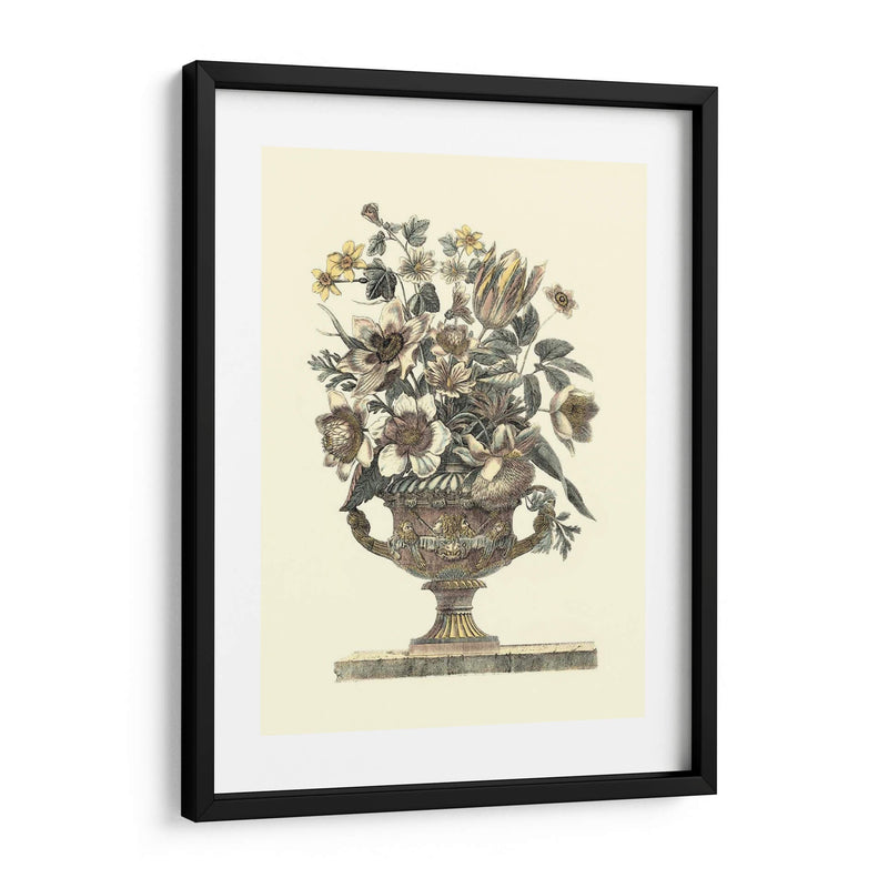 Flores En Una Urna I - Sepia - Roy Piranesi | Cuadro decorativo de Canvas Lab