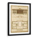 Edificio Vintage Y Plan Ii - Deneufforge | Cuadro decorativo de Canvas Lab
