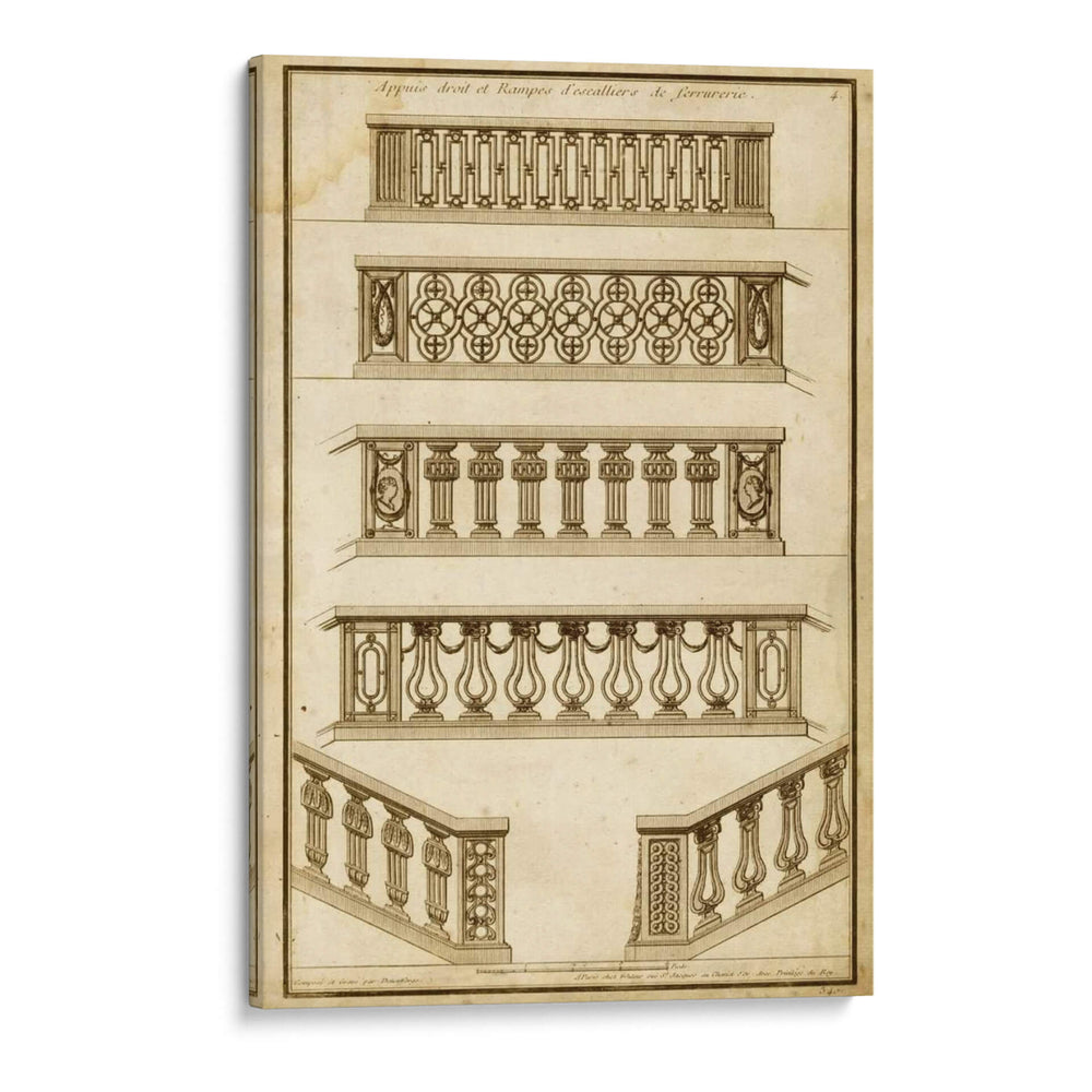 Diseño De La Puerta Vintage I - Deneufforge | Cuadro decorativo de Canvas Lab