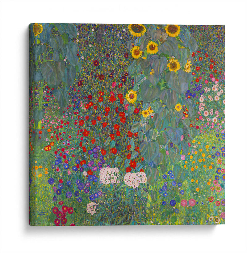 Jardín con girasoles - Gustav Klimt | Cuadro decorativo de Canvas Lab