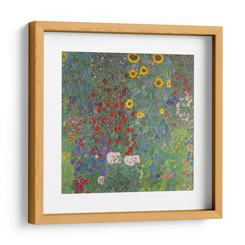 Jardín con girasoles - Gustav Klimt | Cuadro decorativo de Canvas Lab