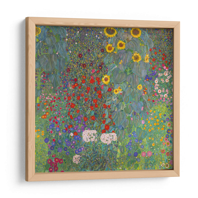 Jardín con girasoles - Gustav Klimt | Cuadro decorativo de Canvas Lab