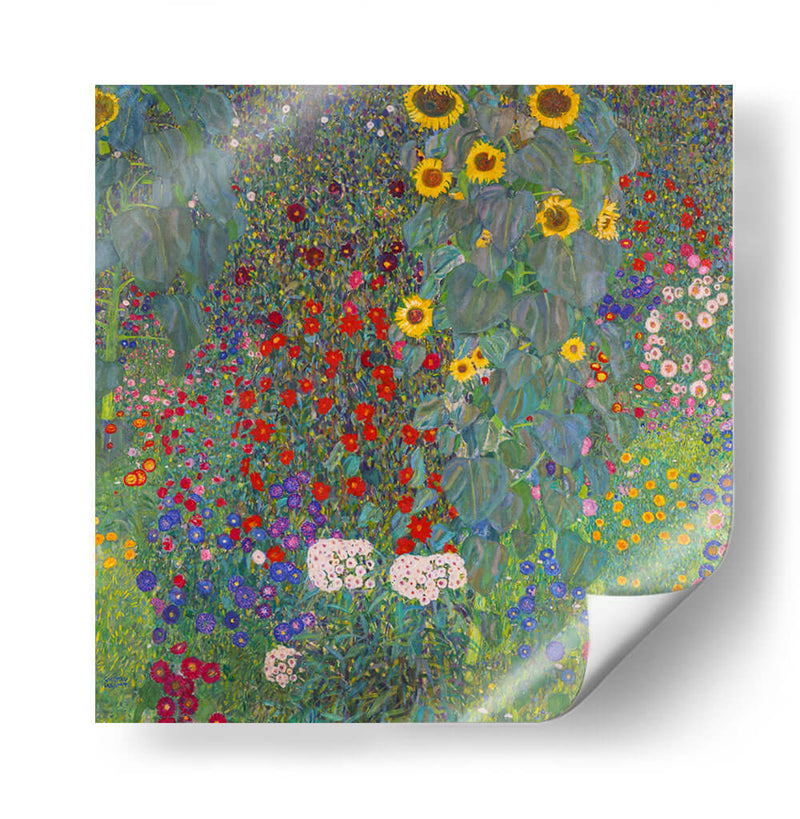 Jardín con girasoles - Gustav Klimt | Cuadro decorativo de Canvas Lab