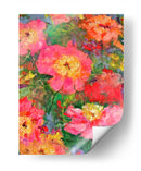 Jardín de peonias | Cuadro decorativo de Canvas Lab