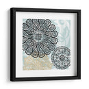 Rosetones En Aqua Iii - Studio W | Cuadro decorativo de Canvas Lab