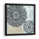 Rosetones En Aqua Iii - Studio W | Cuadro decorativo de Canvas Lab