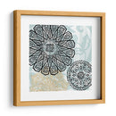 Rosetones En Aqua Iii - Studio W | Cuadro decorativo de Canvas Lab