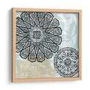 Rosetones En Aqua Iii - Studio W | Cuadro decorativo de Canvas Lab