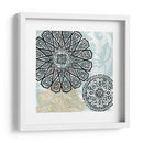 Rosetones En Aqua Iii - Studio W | Cuadro decorativo de Canvas Lab