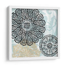 Rosetones En Aqua Iii - Studio W | Cuadro decorativo de Canvas Lab