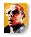 Jay Z sobre letras | Cuadro decorativo de Canvas Lab