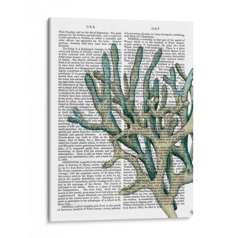 Corales Azules Y Erizos De Mar Iii - Fab Funky | Cuadro decorativo de Canvas Lab