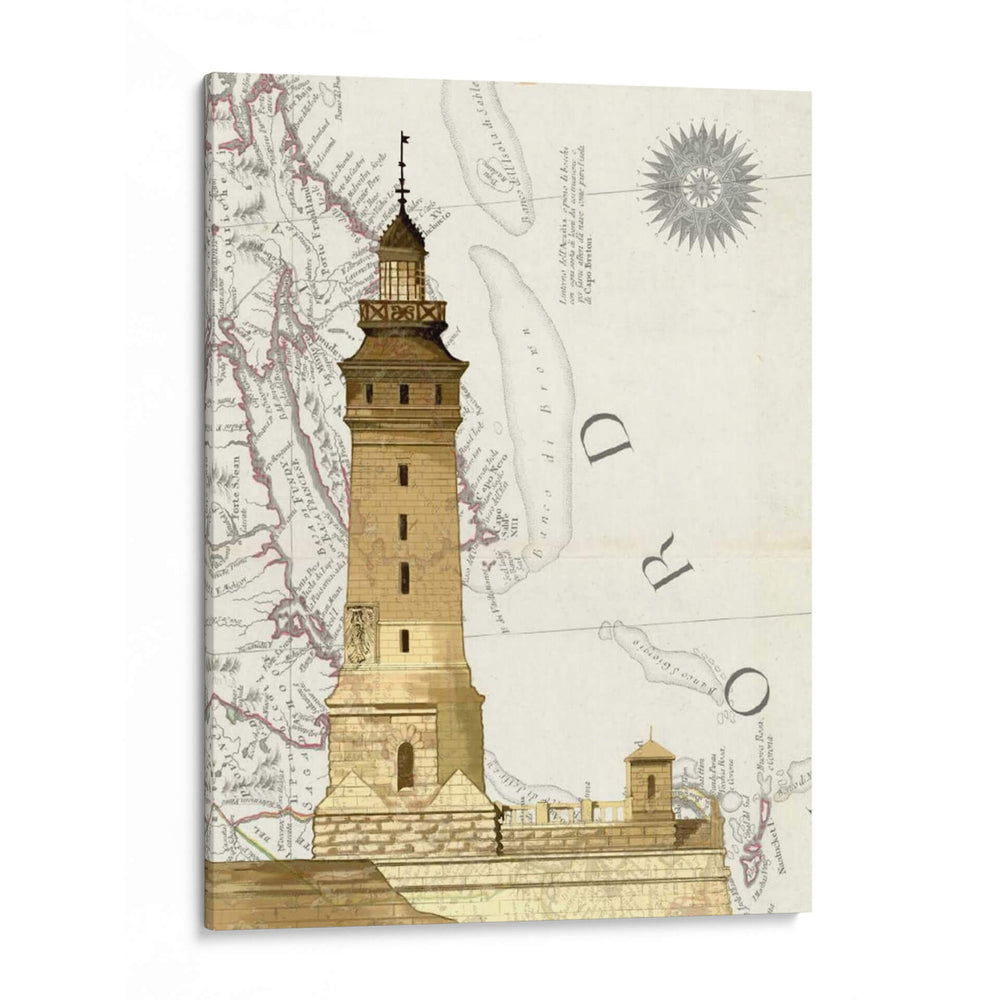 Faro En Roca - Fab Funky | Cuadro decorativo de Canvas Lab