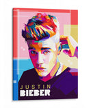 Justin Bieber pop art | Cuadro decorativo de Canvas Lab