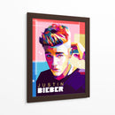 Justin Bieber pop art | Cuadro decorativo de Canvas Lab
