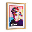 Justin Bieber pop art | Cuadro decorativo de Canvas Lab