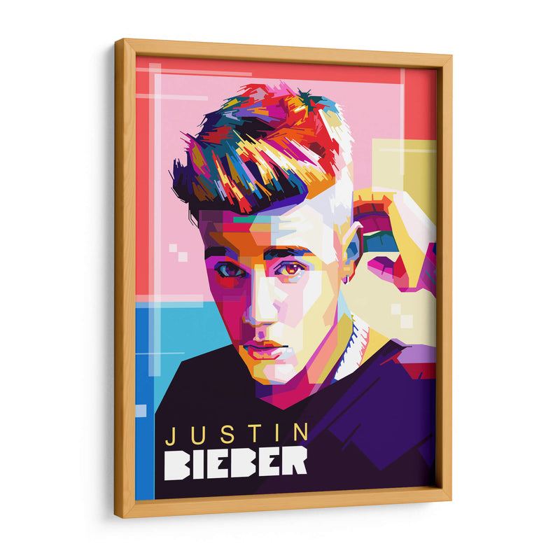 Justin Bieber pop art | Cuadro decorativo de Canvas Lab