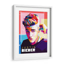 Justin Bieber pop art | Cuadro decorativo de Canvas Lab